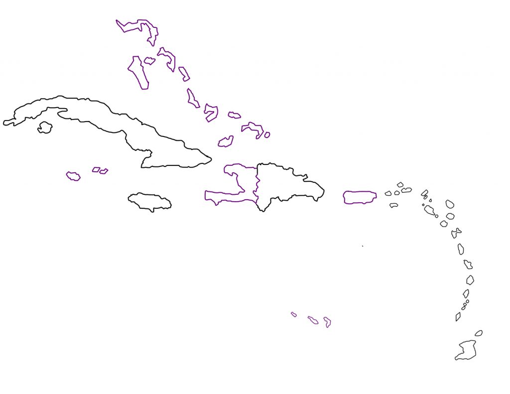 Caribbean Map