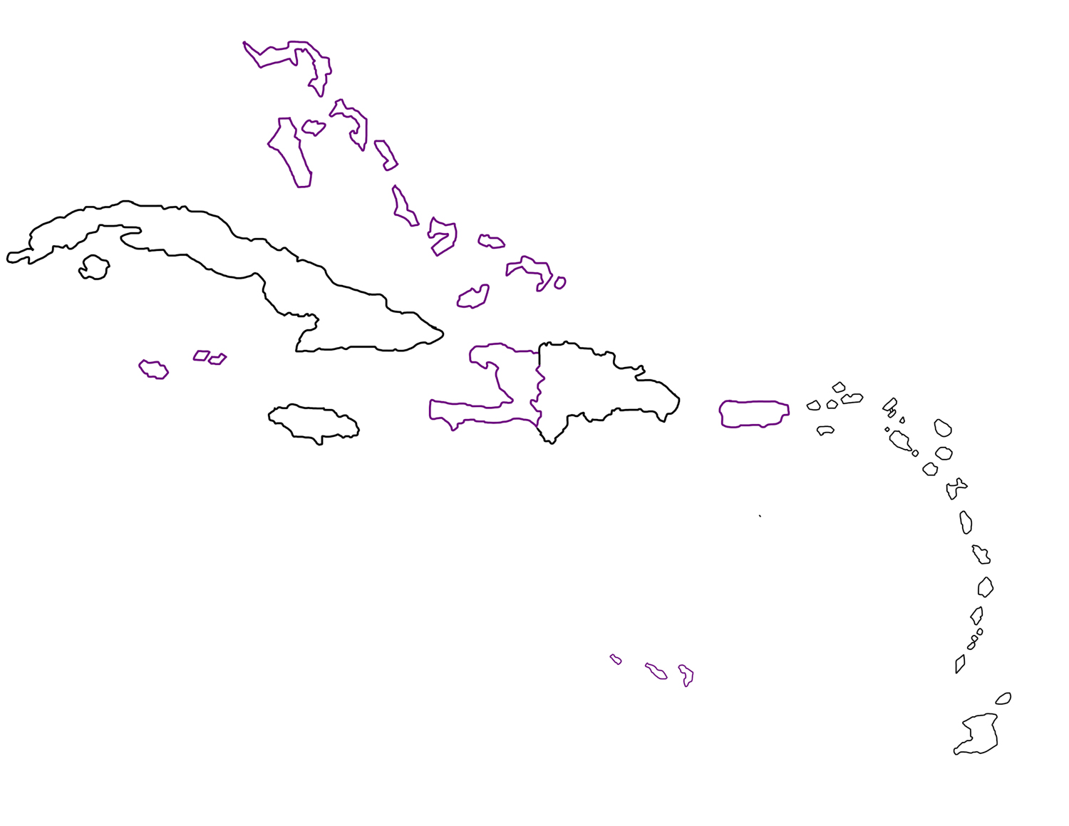 Caribbean Map