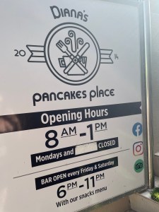 Dianas Pancakes Aruba